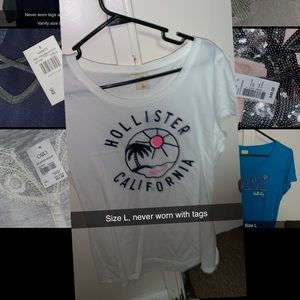 White Hollister T-shirt